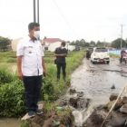 Bupati Simalungun Tinjau Kerusakan Jalan Penghubung Siantar-Saribudolog