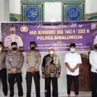 Tingkatkan Keimanan, Ketaqwaan dan Kinerja Guna Mewujudkan Polri yang Presisi Polres Simalungun Gelar Isra’ Mi’raj