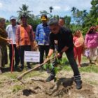 Mamre GBKP Klasis Sinabun Menanam Pohon Dibantaran Lau Borus