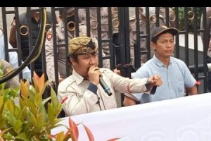 Massa CORI Mendukung Kejari Karo  Untuk Mengusut Tuntas Dugaan Kasus Koprupsi Yang Ada di Kabupaten Karo