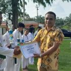 Berhasil Torehkan 7 Gelar Juara Pencak Silat,GM Distrik I Bah Jambi Serahkan Piagam Penghargaan Kepada Anak Didik