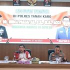 Polres Tanah Karo Menerima Kedatangan Anggota Komisi III DPR RI di Mapolres Tanah Karo