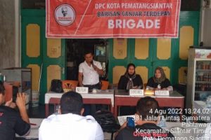 Barisan Ganjar Terdepan (BRIGADE) Siantar Laksana Acara Konsilidasi dan Koordinasi Kepengurusan