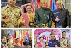 Kampung Warna Warni Tigarihit Parapat Raih Anugerah Desa Wisata 2022