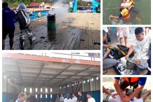 Menyongsong Libur Nataru KSOPP  Laksanakan DRILL di  Fery KMP Tao Toba