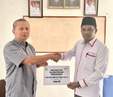 PTPN IV Kebun Marjandi Salurkan CSR Untuk  Irigasi Persawahan