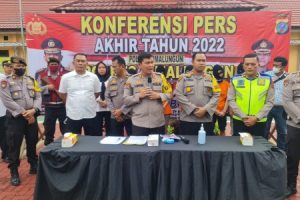 Kapolres Simalungun Pimpin Rillis Akhir Tahun Sampaikan Capaian Kinerja Selama Tahun 2022