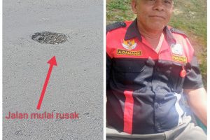 Diduga Asal Jadi, Baru Sebulan Dioerbaiki Sudah Mulai Rusak