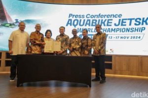 Aquabike jetski championship 2024 Plt Bupati Simalungun Ajak Pembalap Promosikan Keindahan Danau Toba