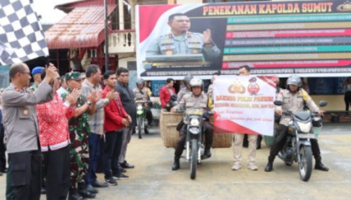 Polres Pematangsiantar Bagikan Baksos Polri Presisi Sambut Bulan Ramadhan 1446Hn